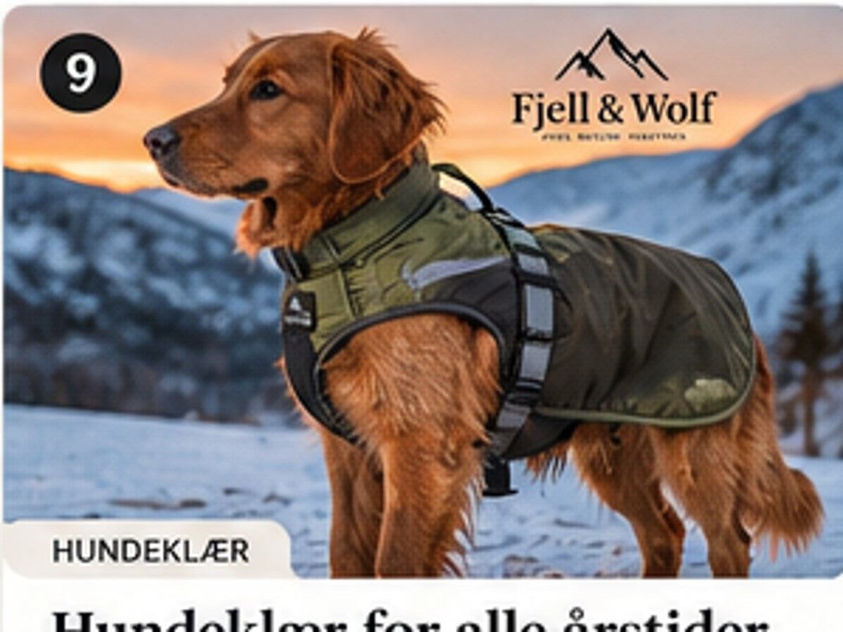 Fjell & Wolf: Slik sikrer du hunden i bilen